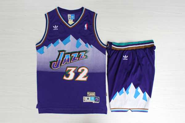 Jazz #32 Karl Malone Purple Hardwood Classics Jersey(With Shorts),We sell and wholesale Jazz #32 Karl Malone Purple Hardwood Classics Jersey(With Shorts) on line form chian!