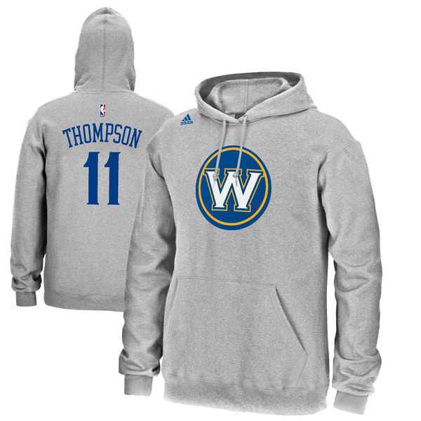 Men's Golden State Warriors #11 Klay Thompson Gray Name & Number Pullover Hoodie FengYun,We sell and wholesale Men's Golden State Warriors #11 Klay Thompson Gray Name & Number Pullover Hoodie FengYun on line form chian!
