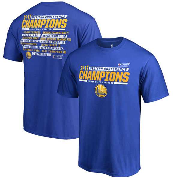 Men's Golden State Warriors Fanatics Branded Royal 2017 Western Conference Champions Alley Oop Roster T-shirt FengYun,We sell and wholesale Men's Golden State Warriors Fanatics Branded Royal 2017 Western Conference Champions Alley Oop Roster T-shirt FengYun on line form chian!