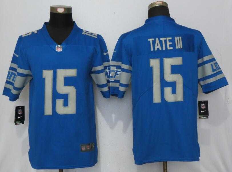 Nike Limited Detroit Lions #15 Golden Tate III Blue Vapor Untouchable Jersey,We sell and wholesale Nike Limited Detroit Lions #15 Golden Tate III Blue Vapor Untouchable Jersey on line form chian!