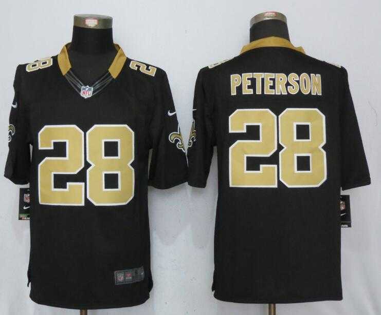 Nike Limited New Orleans Saints #28 Adrian Peterson Black Jersey,We sell and wholesale Nike Limited New Orleans Saints #28 Adrian Peterson Black Jersey on line form chian!