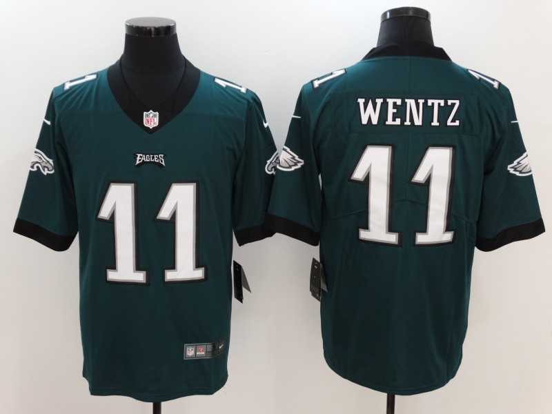 Nike Limited Philadelphia Eagles #11 Carson Wentz Green Vapor Untouchable Jersey,We sell and wholesale Nike Limited Philadelphia Eagles #11 Carson Wentz Green Vapor Untouchable Jersey on line form chian!