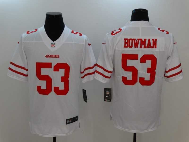 Nike Limited San Francisco 49ers #53 NaVorro Bowman White Vapor Untouchable Jersey,We sell and wholesale Nike Limited San Francisco 49ers #53 NaVorro Bowman White Vapor Untouchable Jersey on line form chian!