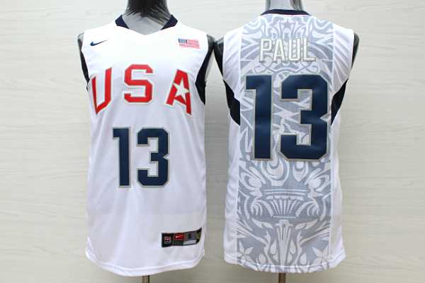Team USA Basketball #13 Chris Paul White Nike Stitched Jersey,We sell and wholesale Team USA Basketball #13 Chris Paul White Nike Stitched Jersey on line form chian!