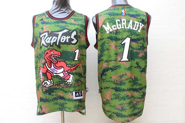 Toronto Raptors #1 Tracy McGrady Camo Swingman Jersey,We sell and wholesale Toronto Raptors #1 Tracy McGrady Camo Swingman Jersey on line form chian!