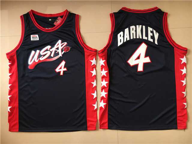 USA #4 Charles Barkley Black Dream Team III Jersey,We sell and wholesale USA #4 Charles Barkley Black Dream Team III Jersey on line form chian!