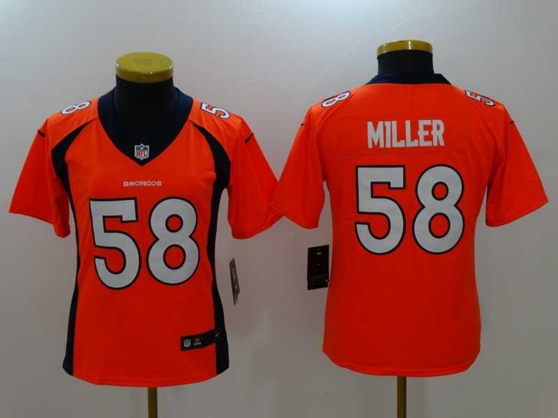 Women Limited Nike Denver Broncos #58 Von Miller Orange Vapor Untouchable Jersey,We sell and wholesale Women Limited Nike Denver Broncos #58 Von Miller Orange Vapor Untouchable Jersey on line form chian!