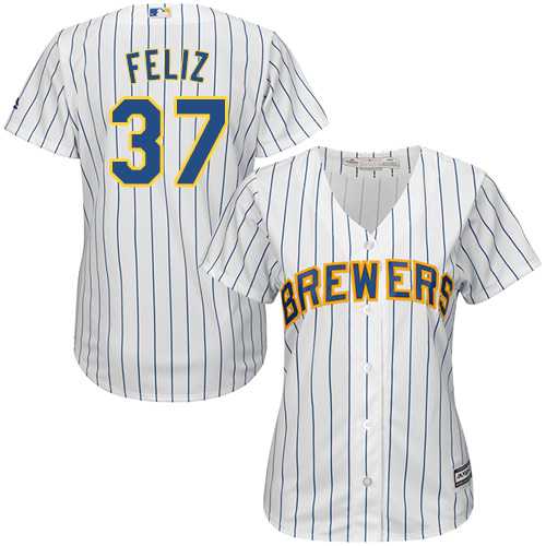 Women Milwaukee Brewers #37 Neftali Feliz White New Cool Base Jersey DingZhi,We sell and wholesale Women Milwaukee Brewers #37 Neftali Feliz White New Cool Base Jersey DingZhi on line form chian!