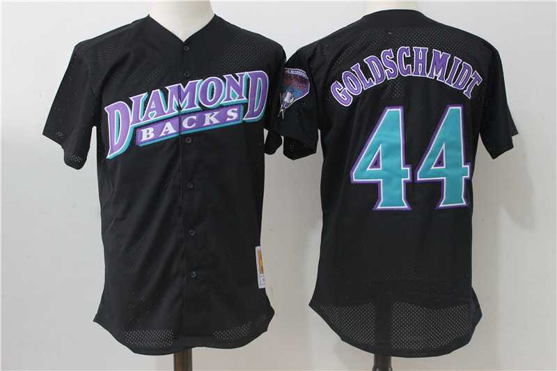 Arizona Diamondbacks #44 Paul Goldschmidt Black Cooperstown Collection Mesh Batting Practice Jersey,We sell and wholesale Arizona Diamondbacks #44 Paul Goldschmidt Black Cooperstown Collection Mesh Batting Practice Jersey on line form chian!