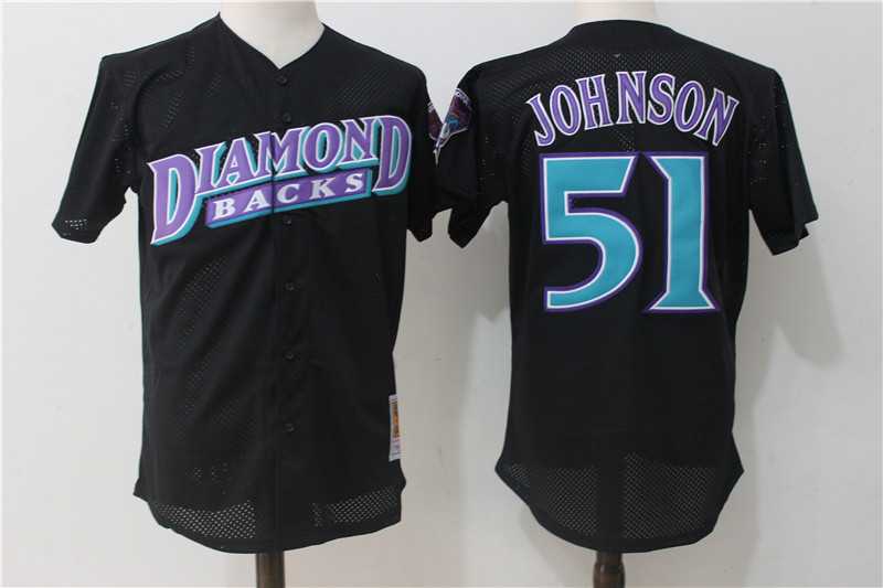 Arizona Diamondbacks #51 Randy Johnson Black Cooperstown Collection Mesh Batting Practice Jersey,We sell and wholesale Arizona Diamondbacks #51 Randy Johnson Black Cooperstown Collection Mesh Batting Practice Jersey on line form chian!