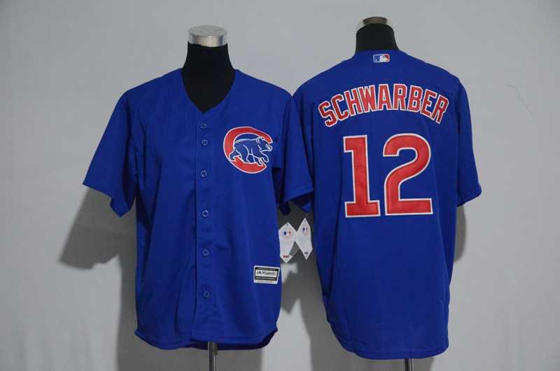 Chicago Cubs #12 Kyle Schwarber Blue New Cool Base Stitched Jersey,We sell and wholesale Chicago Cubs #12 Kyle Schwarber Blue New Cool Base Stitched Jersey on line form chian!