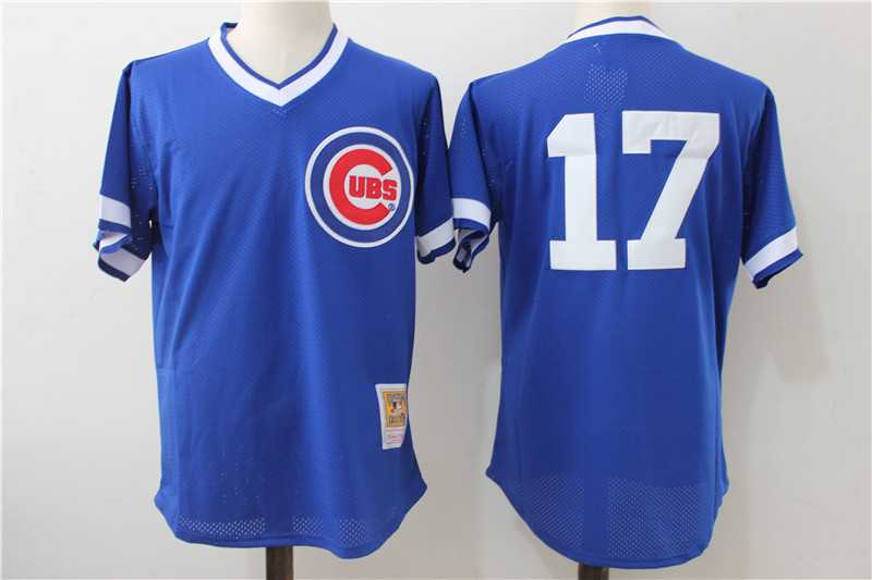 Chicago Cubs #17 MARK GRACE (No Name) Blue Mitchell And Ness Throwback Pullover Stitched Jersey,We sell and wholesale Chicago Cubs #17 MARK GRACE (No Name) Blue Mitchell And Ness Throwback Pullover Stitched Jersey on line form chian!
