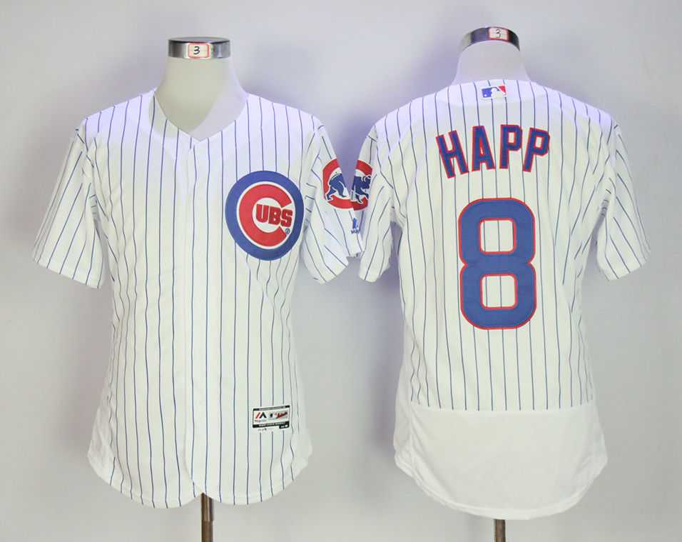 Chicago Cubs #8 Ian Happ White Flexbase Jersey,We sell and wholesale Chicago Cubs #8 Ian Happ White Flexbase Jersey on line form chian!