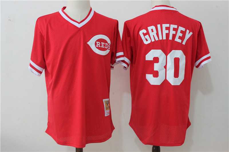 Cincinnati Reds #30 Ken Griffey Red Mitchell And Ness Throwback Pullover Stitched Jersey,We sell and wholesale Cincinnati Reds #30 Ken Griffey Red Mitchell And Ness Throwback Pullover Stitched Jersey on line form chian!
