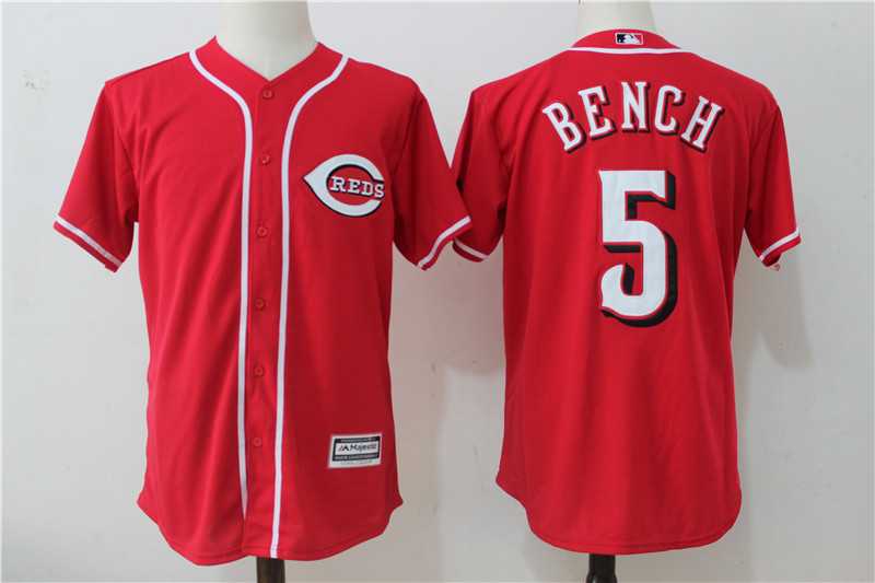 Cincinnati Reds #5 Johnny Bench Red New Cool Base Stitched Jersey,We sell and wholesale Cincinnati Reds #5 Johnny Bench Red New Cool Base Stitched Jersey on line form chian!
