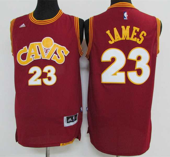 Cleveland Cavaliers #23 LeBron James Burgundy Throwback Swingman Jersey,We sell and wholesale Cleveland Cavaliers #23 LeBron James Burgundy Throwback Swingman Jersey on line form chian!