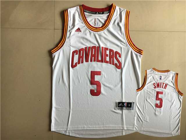 Cleveland Cavaliers #5 J.R. Smith White Swingman Jersey,We sell and wholesale Cleveland Cavaliers #5 J.R. Smith White Swingman Jersey on line form chian!
