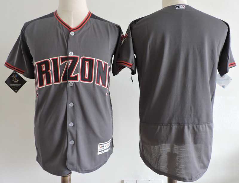 Customized Men's Arizona Diamondbacks Gray Flexbase Jersey,We sell and wholesale Customized Men's Arizona Diamondbacks Gray Flexbase Jersey on line form chian!