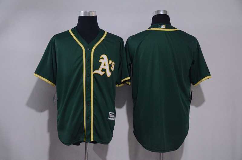 Customized Men's Oakland Athletics Green New Cool Base Stitched Jersey,We sell and wholesale Customized Men's Oakland Athletics Green New Cool Base Stitched Jersey on line form chian!