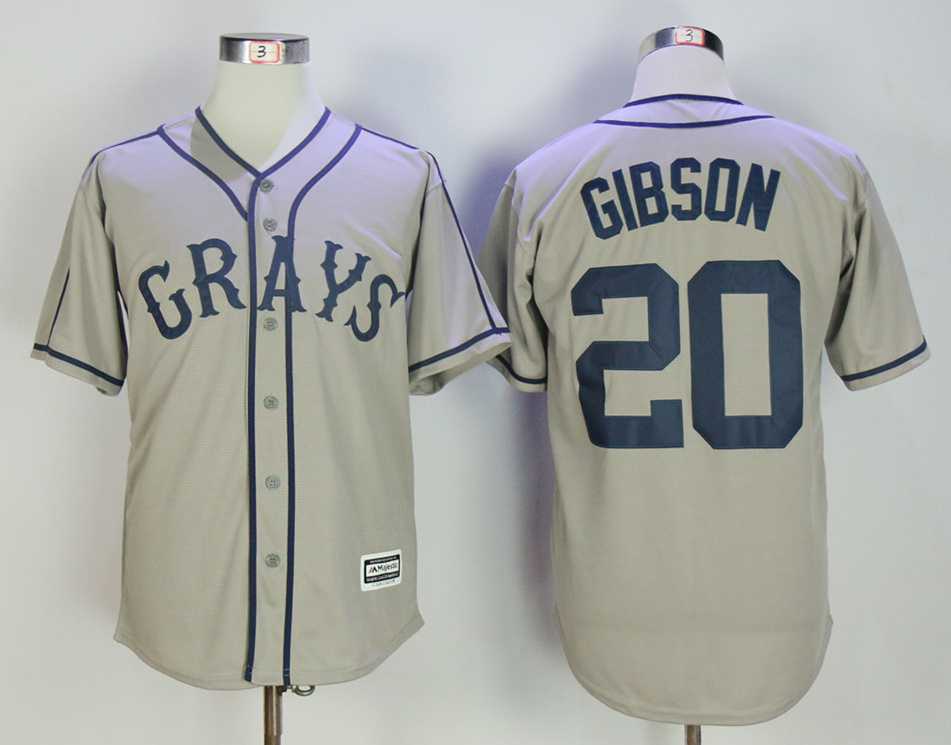 Homestead Grays #20 Josh Gibson Gray Cool Base Baseball Jersey,We sell and wholesale Homestead Grays #20 Josh Gibson Gray Cool Base Baseball Jersey on line form chian!