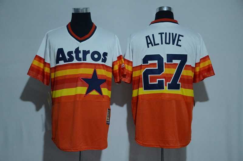 Houston Astros #27 Jose Altuve Orange Flexbase Collection Stitched Jersey,We sell and wholesale Houston Astros #27 Jose Altuve Orange Flexbase Collection Stitched Jersey on line form chian!