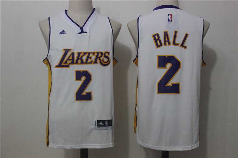Los Angeles Lakers #2 Lonzo Ball White Swingman Jersey,We sell and wholesale Los Angeles Lakers #2 Lonzo Ball White Swingman Jersey on line form chian!