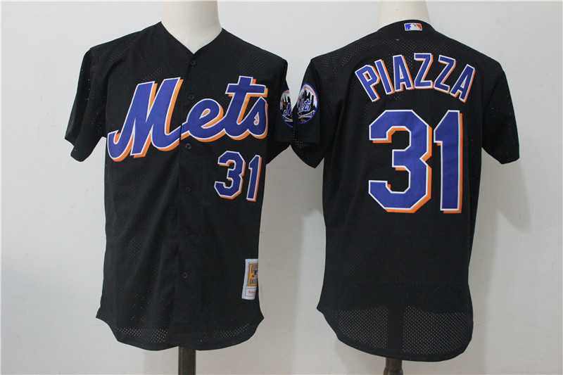 New York Mets #31 Mike Piazza Black Mitchell And Ness Throwback Stitched Jersey,We sell and wholesale New York Mets #31 Mike Piazza Black Mitchell And Ness Throwback Stitched Jersey on line form chian!
