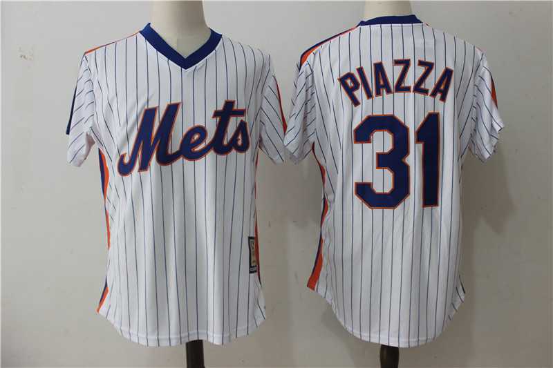 New York Mets #31 Mike Piazza White Mitchell And Ness Throwback Pullover Stitched Jersey,We sell and wholesale New York Mets #31 Mike Piazza White Mitchell And Ness Throwback Pullover Stitched Jersey on line form chian!