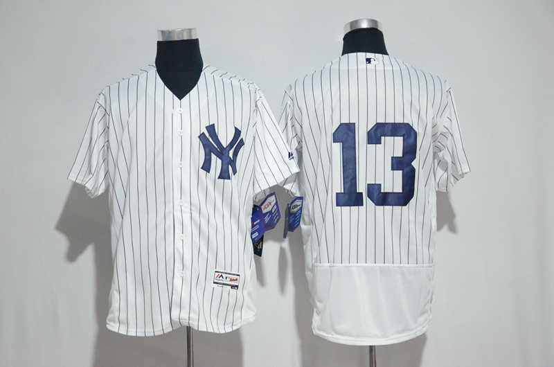 New York Yankees #13 Alex Rodriguez (No Name) White Flexbase Stitched Jersey,We sell and wholesale New York Yankees #13 Alex Rodriguez (No Name) White Flexbase Stitched Jersey on line form chian!