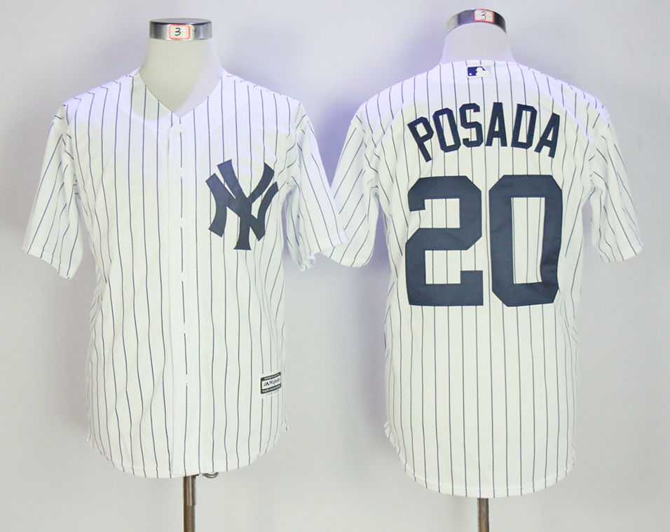 New York Yankees #20 Jorge Posada White New Cool Base Stitched Jersey,We sell and wholesale New York Yankees #20 Jorge Posada White New Cool Base Stitched Jersey on line form chian!