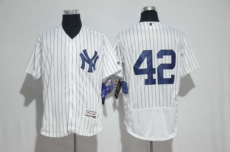 New York Yankees #42 Mariano Rivera (No Name) White Flexbase Stitched Jersey,We sell and wholesale New York Yankees #42 Mariano Rivera (No Name) White Flexbase Stitched Jersey on line form chian!