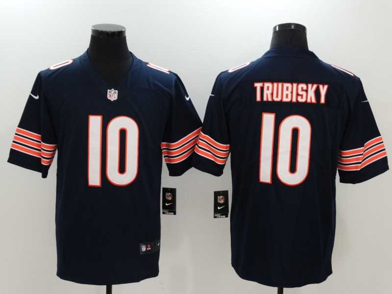 Nike Limited Chicago Bears #10 Mitchell Trubisky Navy Blue Vapor Untouchable Player Jersey,We sell and wholesale Nike Limited Chicago Bears #10 Mitchell Trubisky Navy Blue Vapor Untouchable Player Jersey on line form chian!
