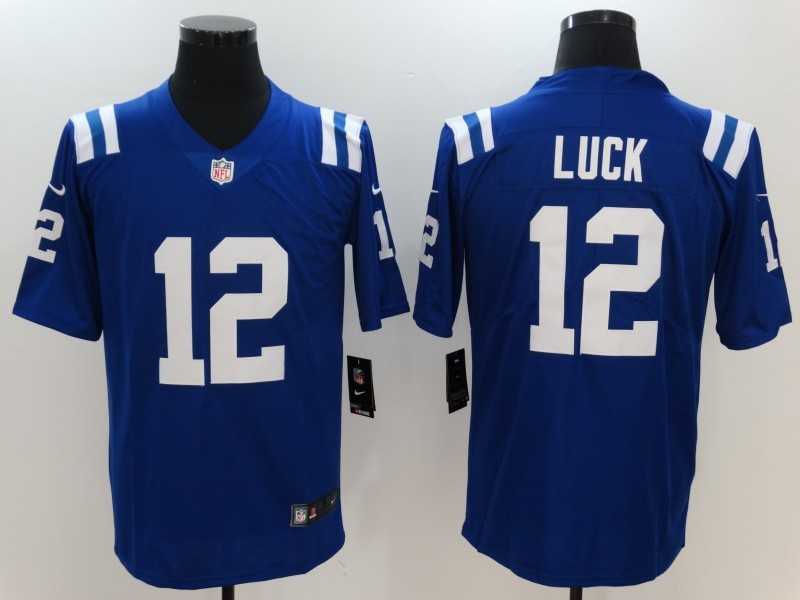 Nike Limited Indianapolis Colts #12 Andrew Luck Blue Vapor Untouchable Player Jersey,We sell and wholesale Nike Limited Indianapolis Colts #12 Andrew Luck Blue Vapor Untouchable Player Jersey on line form chian!
