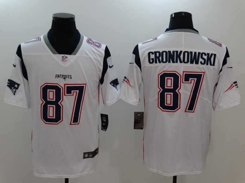 Nike Limited New England Patriots #87 Rob Gronkowski White Vapor Untouchable Jersey,We sell and wholesale Nike Limited New England Patriots #87 Rob Gronkowski White Vapor Untouchable Jersey on line form chian!