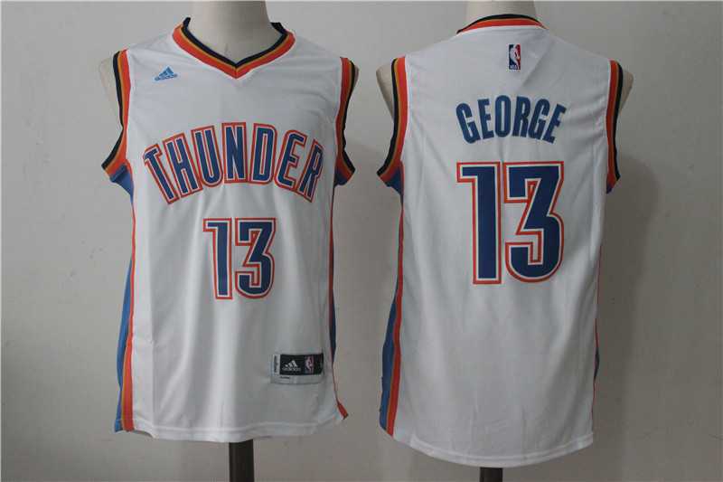 Oklahoma City Thunder #13 Paul George White Swingman Jersey,We sell and wholesale Oklahoma City Thunder #13 Paul George White Swingman Jersey on line form chian!