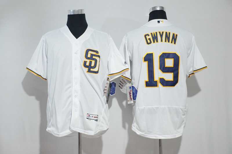 San Diego Padres #19 Tony Gwynn White Flexbase Stitched MLB Jersey,We sell and wholesale San Diego Padres #19 Tony Gwynn White Flexbase Stitched MLB Jersey on line form chian!