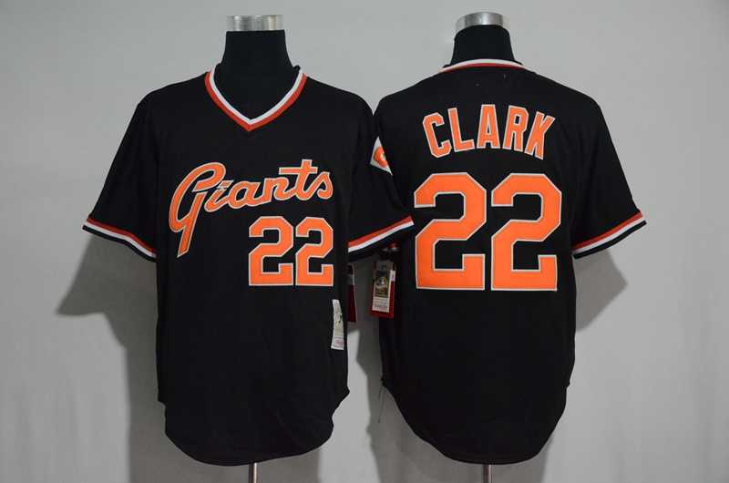 San Francisco Giants #22 Will Clark Black Mitchell And Ness Throwback Stitched Jersey,We sell and wholesale San Francisco Giants #22 Will Clark Black Mitchell And Ness Throwback Stitched Jersey on line form chian!