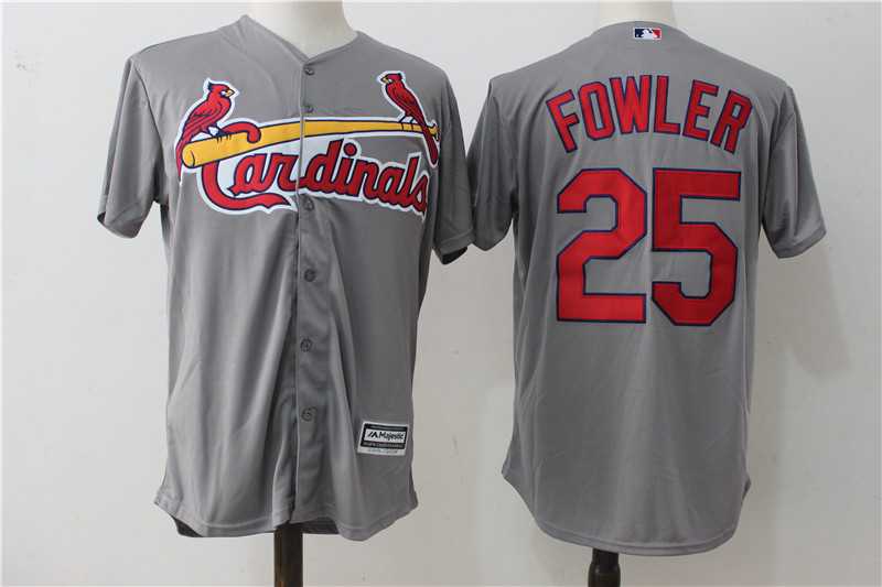 St. Louis Cardinals #25 Dexter Fowler Gray New Cool Base Stitched Jersey,We sell and wholesale St. Louis Cardinals #25 Dexter Fowler Gray New Cool Base Stitched Jersey on line form chian!
