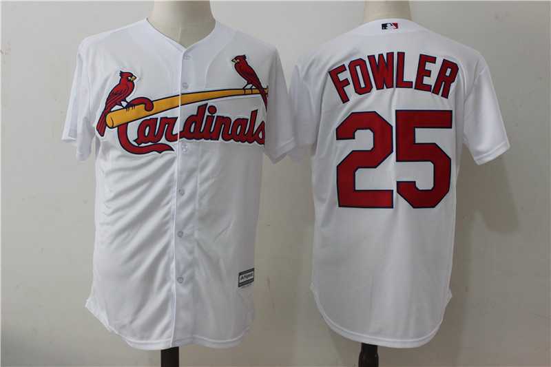 St. Louis Cardinals #25 Dexter Fowler White New Cool Base Stitched Jersey,We sell and wholesale St. Louis Cardinals #25 Dexter Fowler White New Cool Base Stitched Jersey on line form chian!