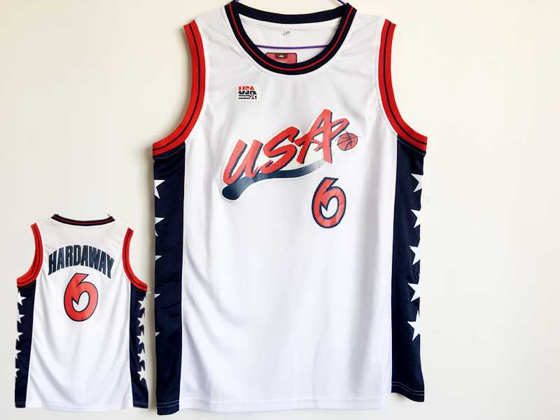 Team USA Basketball #6 Penny Hardaway White Dream Team III Jersey,We sell and wholesale Team USA Basketball #6 Penny Hardaway White Dream Team III Jersey on line form chian!