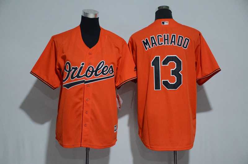 Youth Baltimore Orioles #13 Manny Machado Orange New Cool Base Jersey,We sell and wholesale Youth Baltimore Orioles #13 Manny Machado Orange New Cool Base Jersey on line form chian!