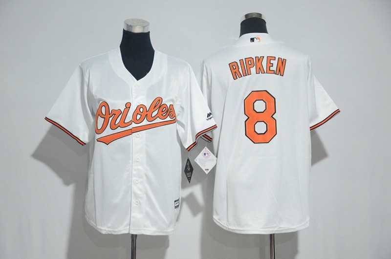 Youth Baltimore Orioles #8 Cal Ripken Jr. White New Cool Base Jersey,We sell and wholesale Youth Baltimore Orioles #8 Cal Ripken Jr. White New Cool Base Jersey on line form chian!