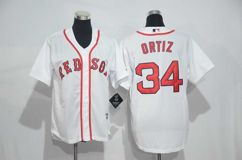 Youth Boston Red Sox #34 David Ortiz White New Cool Base Jersey,We sell and wholesale Youth Boston Red Sox #34 David Ortiz White New Cool Base Jersey on line form chian!