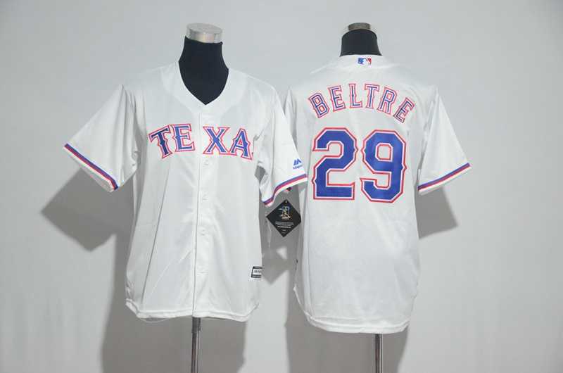 Youth Texas Rangers #29 Adrian Beltre White New Cool Base Jersey,We sell and wholesale Youth Texas Rangers #29 Adrian Beltre White New Cool Base Jersey on line form chian!