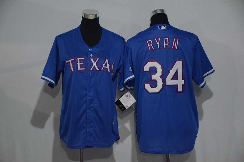Youth Texas Rangers #34 Nolan Ryan Blue New Cool Base Jersey,We sell and wholesale Youth Texas Rangers #34 Nolan Ryan Blue New Cool Base Jersey on line form chian!