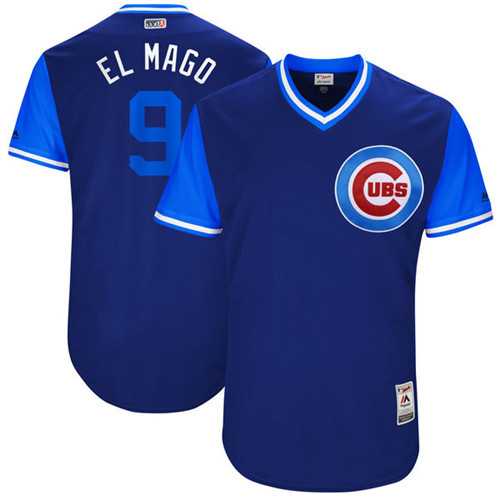 Chicago Cubs #9 Javier Baez El Mago Majestic Royal 2017 Players Weekend Jersey,We sell and wholesale Chicago Cubs #9 Javier Baez El Mago Majestic Royal 2017 Players Weekend Jersey on line form chian!