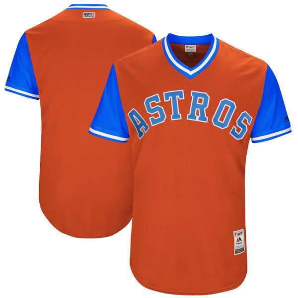 Customized Men's Houston Astros Majestic Orange 2017 Players Weekend Team Jersey,We sell and wholesale Customized Men's Houston Astros Majestic Orange 2017 Players Weekend Team Jersey on line form chian!