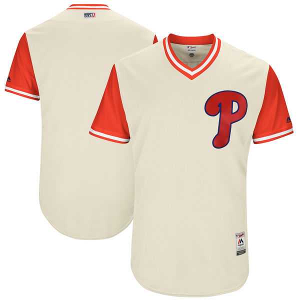 Customized Men's Philadelphia Phillies Majestic Tan 2017 Players Weekend Team Jersey,We sell and wholesale Customized Men's Philadelphia Phillies Majestic Tan 2017 Players Weekend Team Jersey on line form chian!