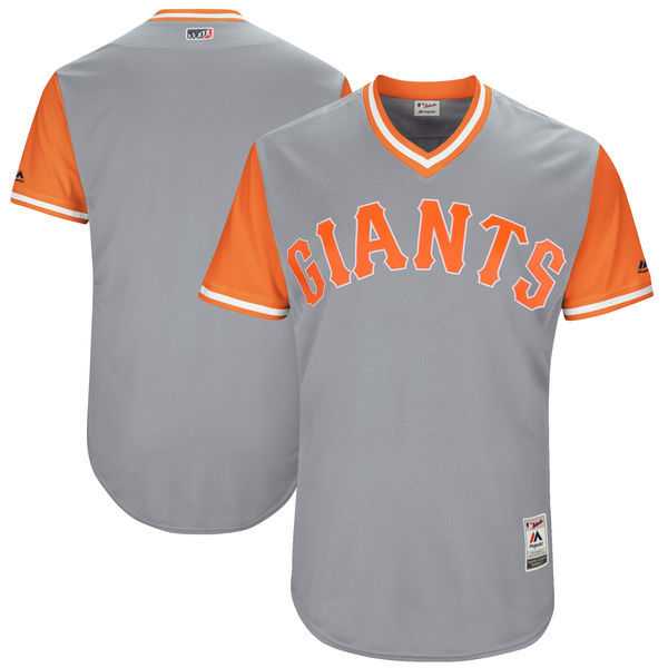 Customized Men's San Francisco Giants Majestic Gray 2017 Players Weekend Team Jersey,We sell and wholesale Customized Men's San Francisco Giants Majestic Gray 2017 Players Weekend Team Jersey on line form chian!