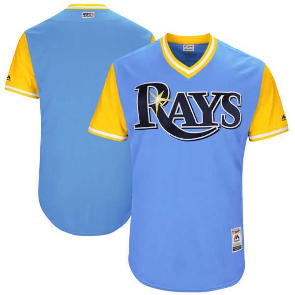 Customized Men's Tampa Bay Rays Majestic Light Blue 2017 Players Weekend Team Jersey,We sell and wholesale Customized Men's Tampa Bay Rays Majestic Light Blue 2017 Players Weekend Team Jersey on line form chian!
